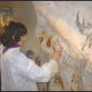 L'artiste au travail !